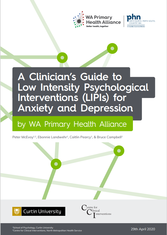 A Clinician s Guide To Low Intensity Psychological Interventions LIPIs 